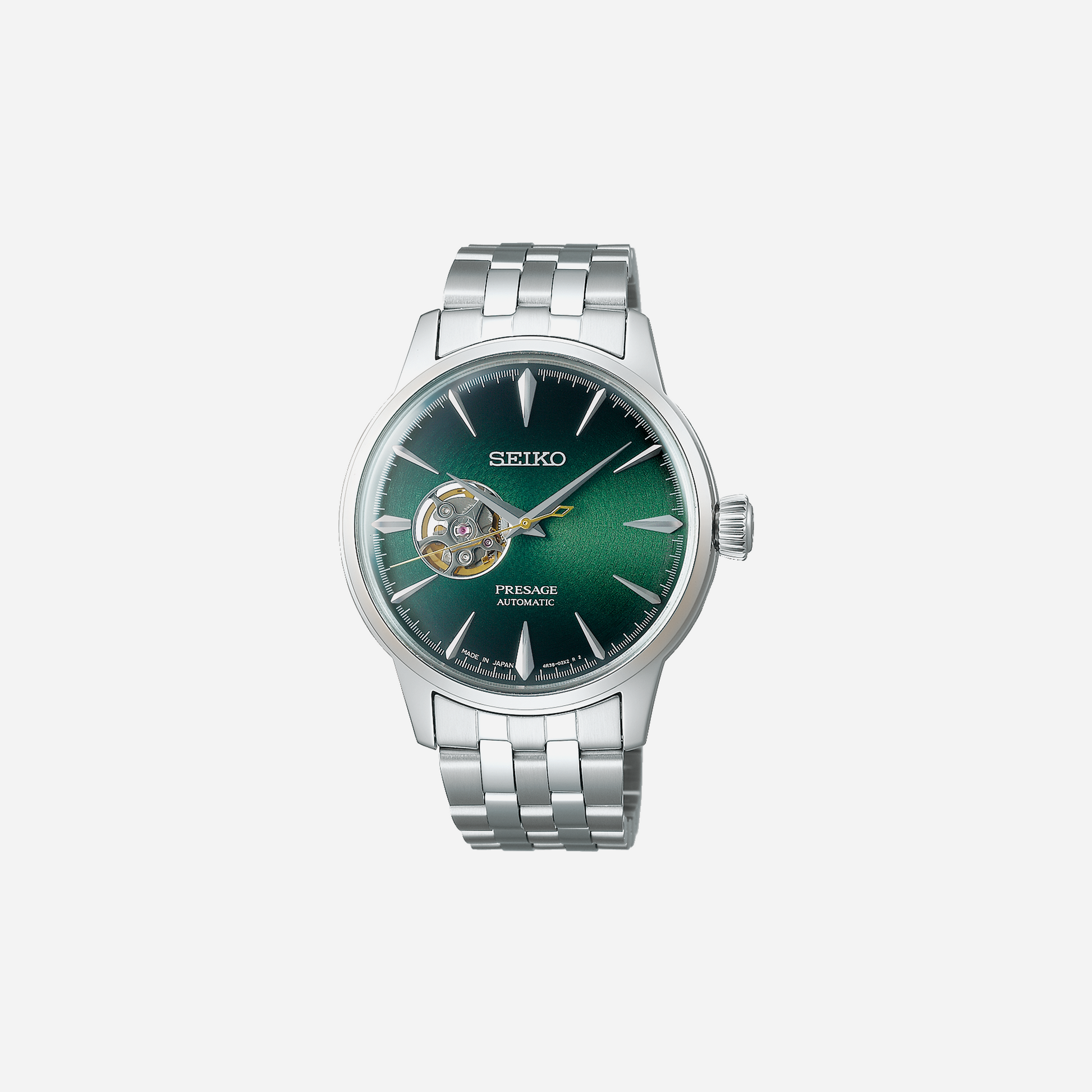 Seiko Presage Cocktail Time Grasshopper Open Heart Automatic