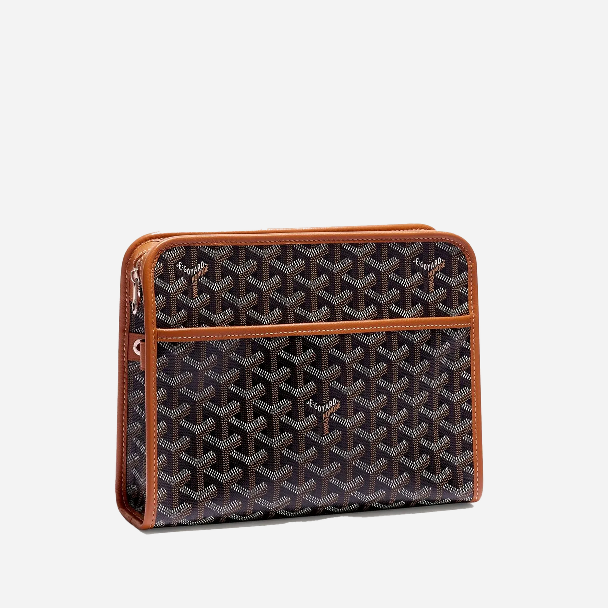 Goyard Jouvence MM Toilet Bag Black & Tan