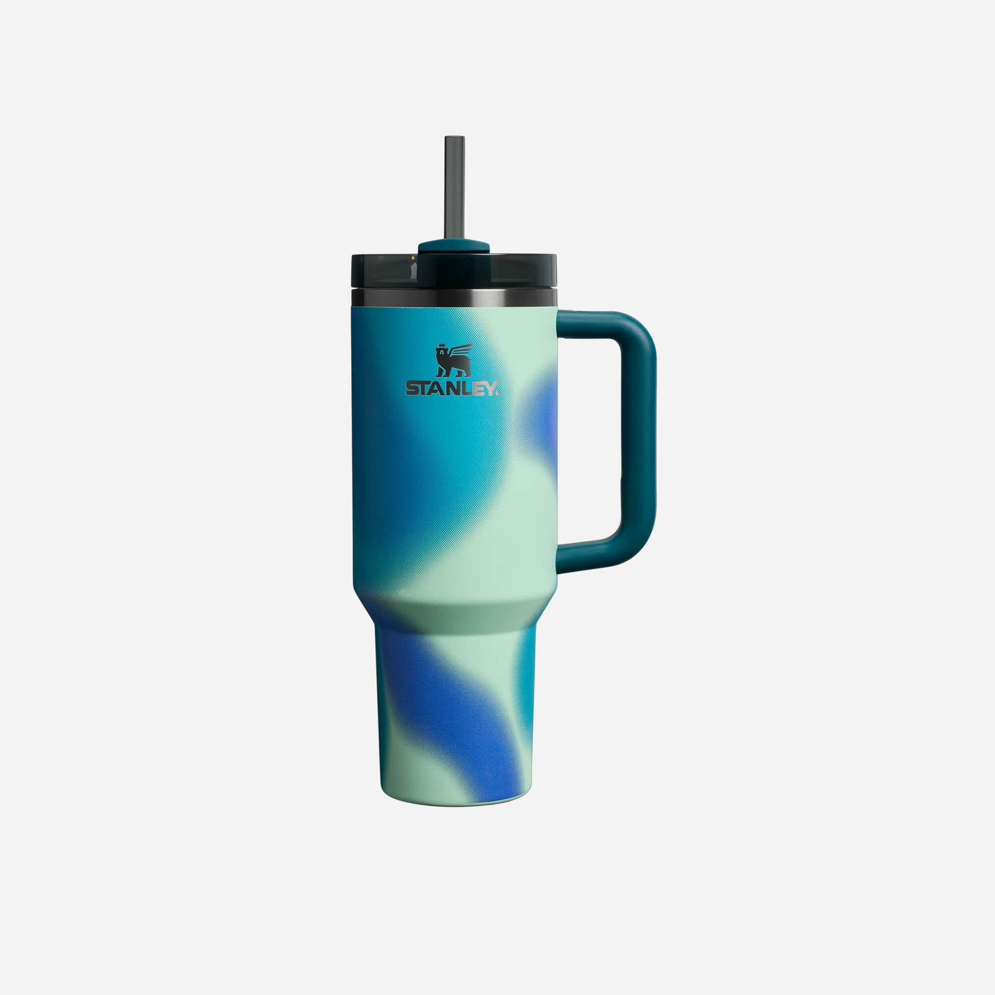 Stanley Quencher H2.0 FlowState Tumbler Coastal Teal Motion 40 oz