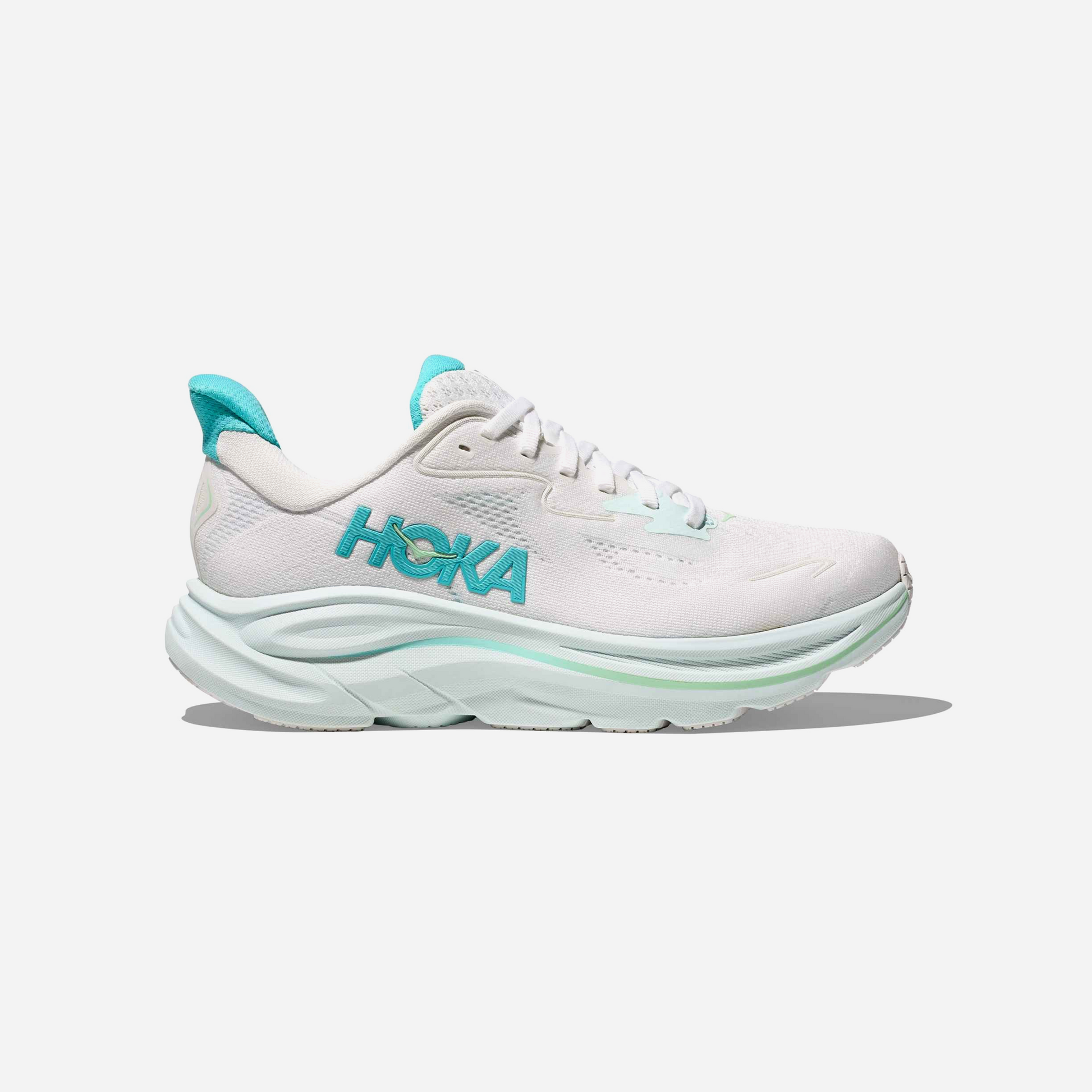 Hoka Clifton 10 White Cielo Blue WMNS