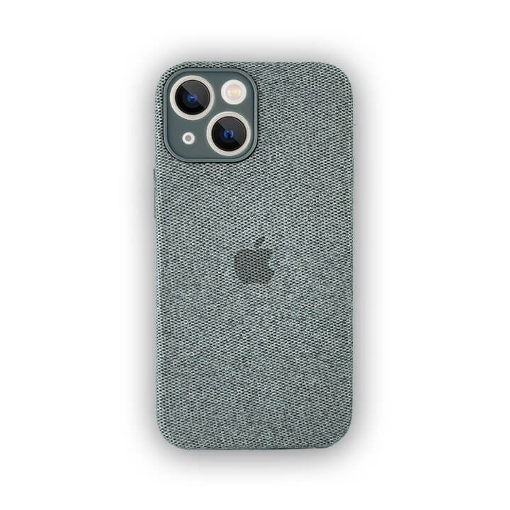 iPhone 13 Fabric Case - Light Grey