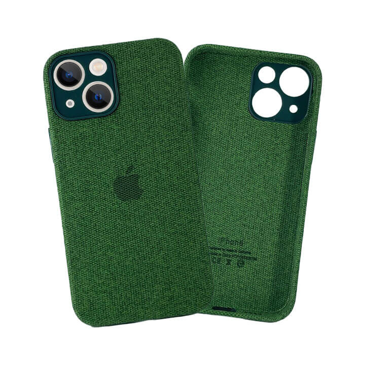 iPhone 13 Mini Fabric Case - Green