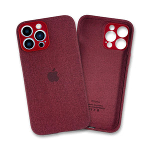 iPhone 13 Pro Fabric Case - Red