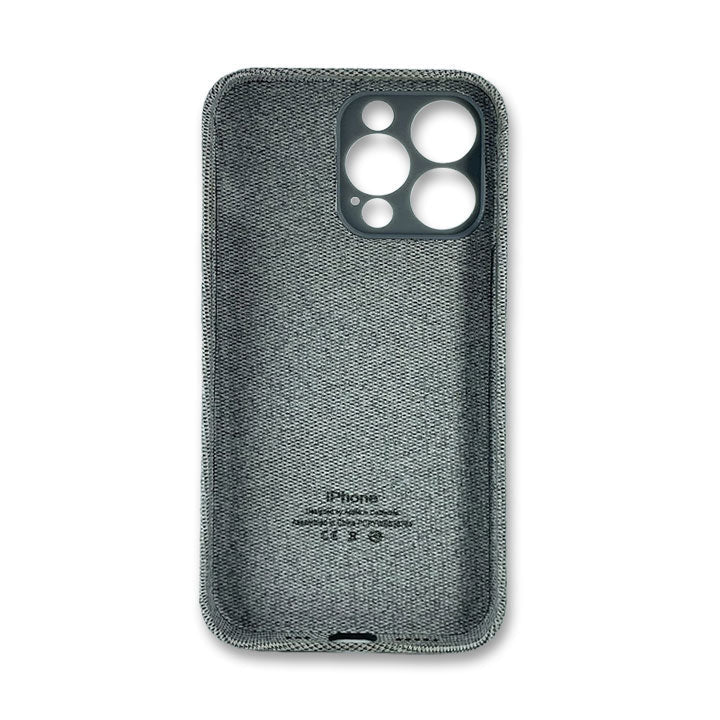 iPhone 13 Pro Fabric Case - Light Grey