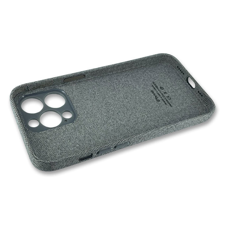 iPhone 13 Pro Max Fabric Case - Light Grey