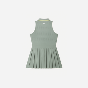 Wilson All Court Unlined Tennis Dress Aqua Grey
