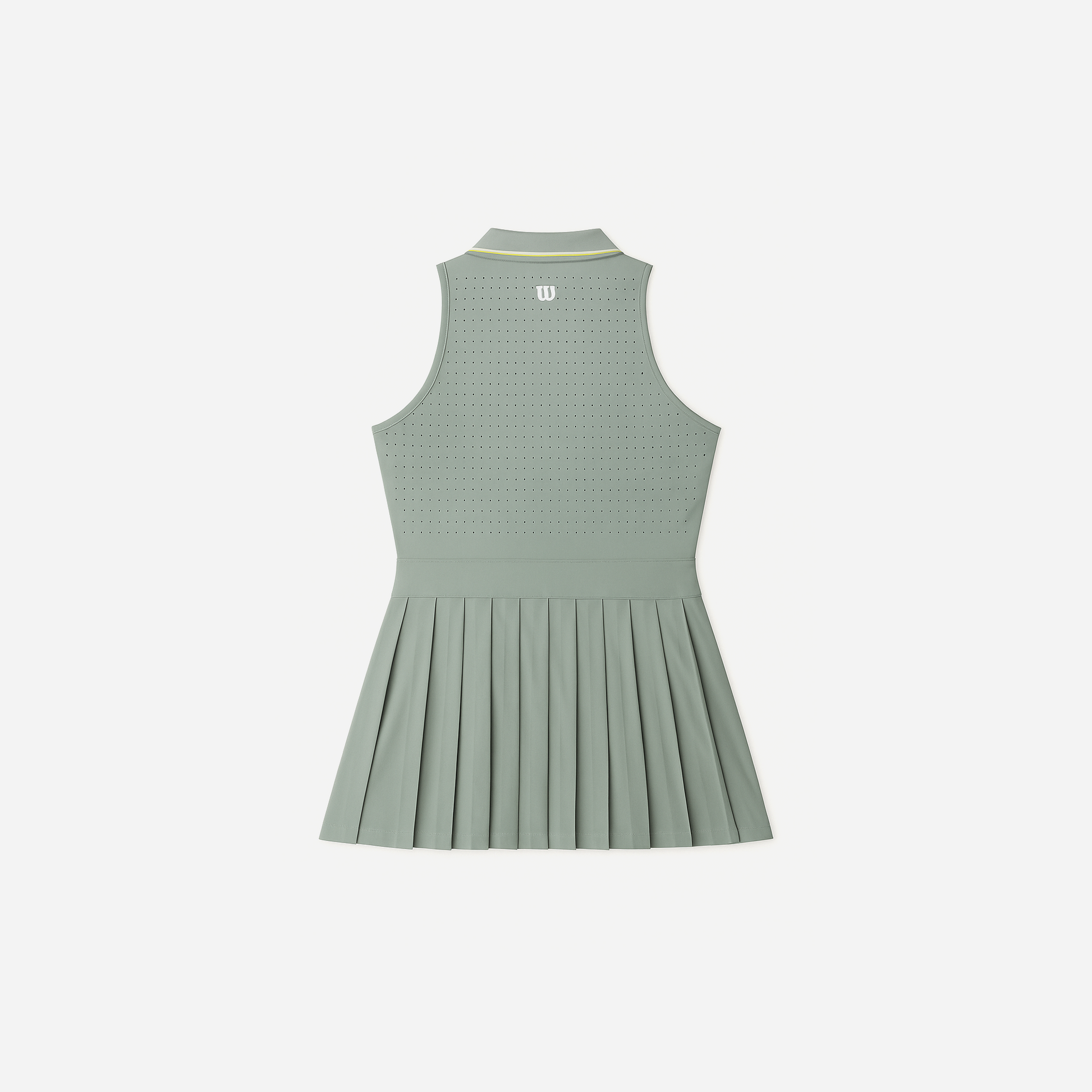 Wilson All Court Unlined Tennis Dress Aqua Grey