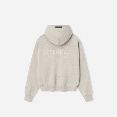 Fear Of God Essentials SS25 Classic Fleece Hoodie - Heather Stone