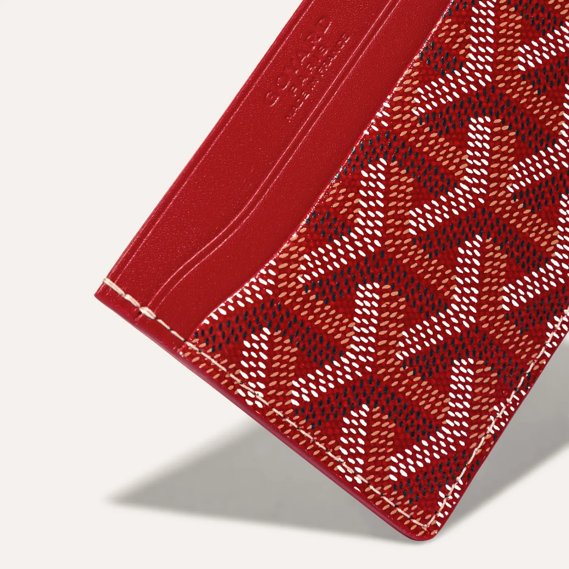 Goyard Saint-Sulpice Card Wallet Red