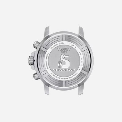 Tissot Seastar 1000 Chronograph Red Gradient Dial Rubber Strap 45.5mm