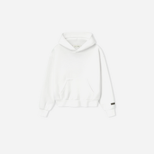 Fear Of God Essentials SS25 Womens Classic Fleece Hoodie- Cloud-White