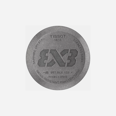 Tissot Gent XL 3x3 Street Basketball 42mm Black Dial