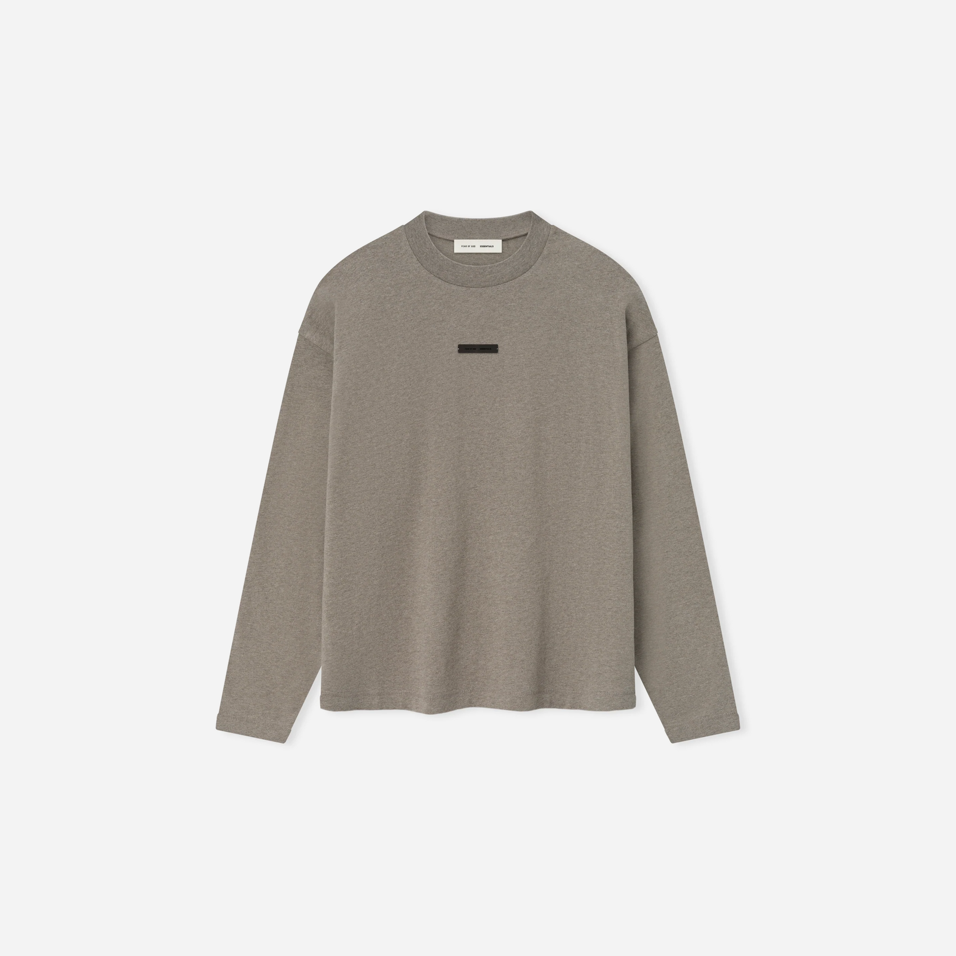 Fear Of God Essentials SS25 Classic Long Sleeve Tee- Homestead Heather
