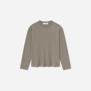Fear Of God Essentials SS25 Womens Classic Long Sleeve Tee- Homestead Heather