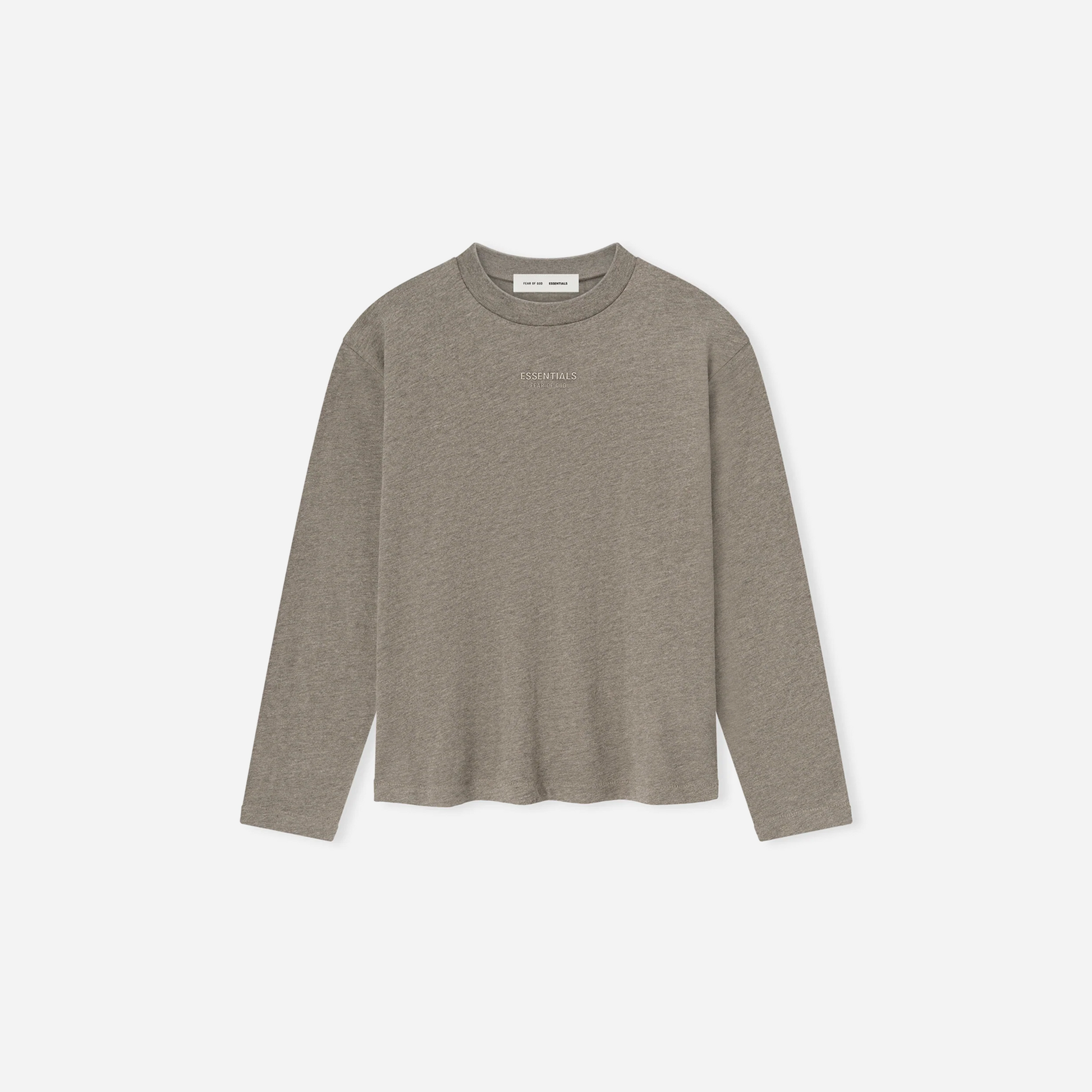 Fear Of God Essentials SS25 Womens Classic Long Sleeve Tee- Homestead Heather