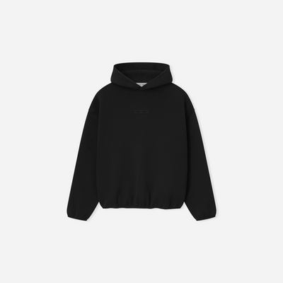 Fear Of God Essentials SS25 Modern Fleece Hoodie- Jet Black