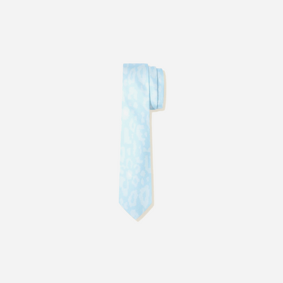 Golf Le Fleur Fleur Camo Wide Silk Tie Blue