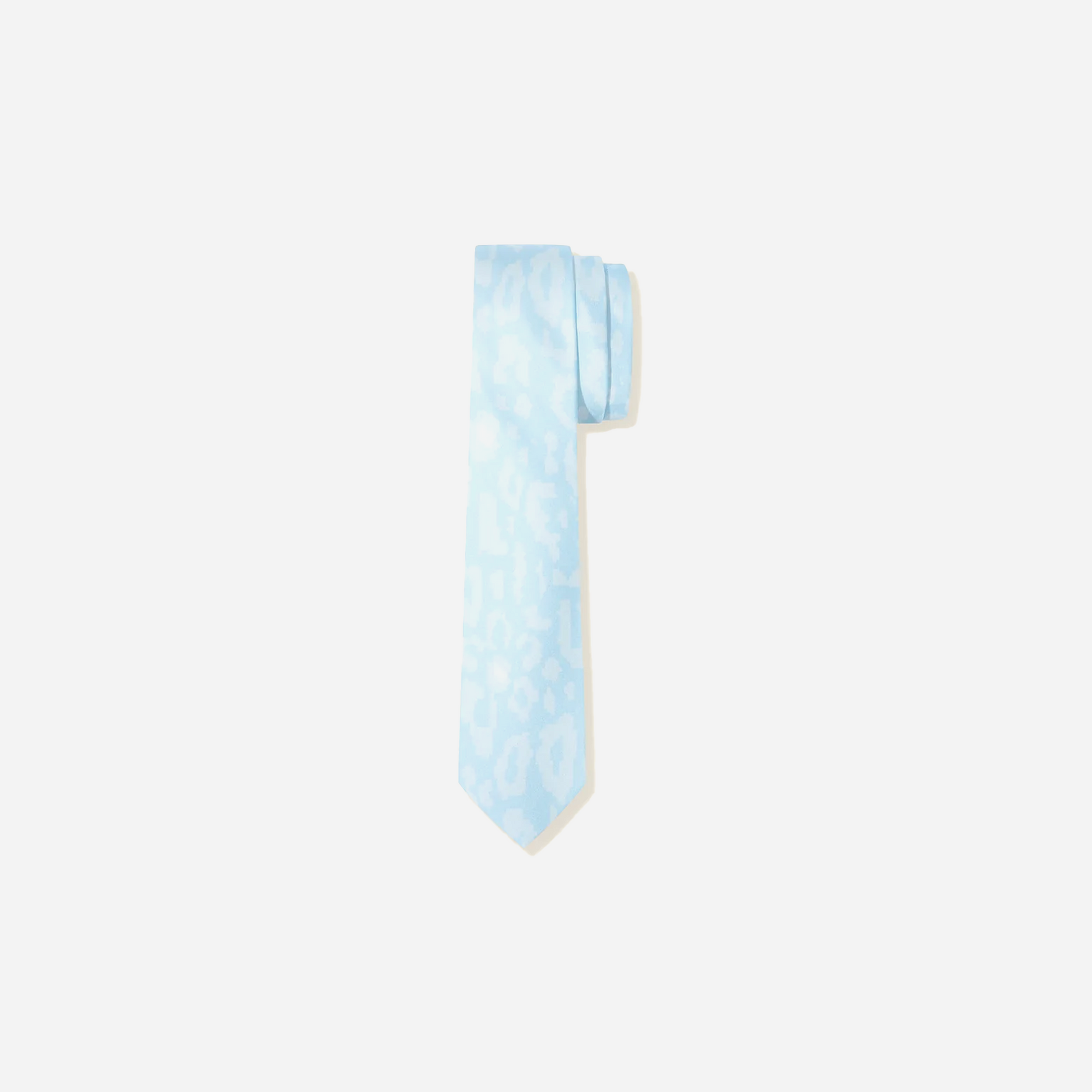 Golf Le Fleur Fleur Camo Wide Silk Tie Blue