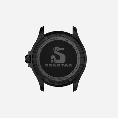 Tissot Seastar 1000 Quartz Gradient Green Dial Black PVD Bracelet 40mm