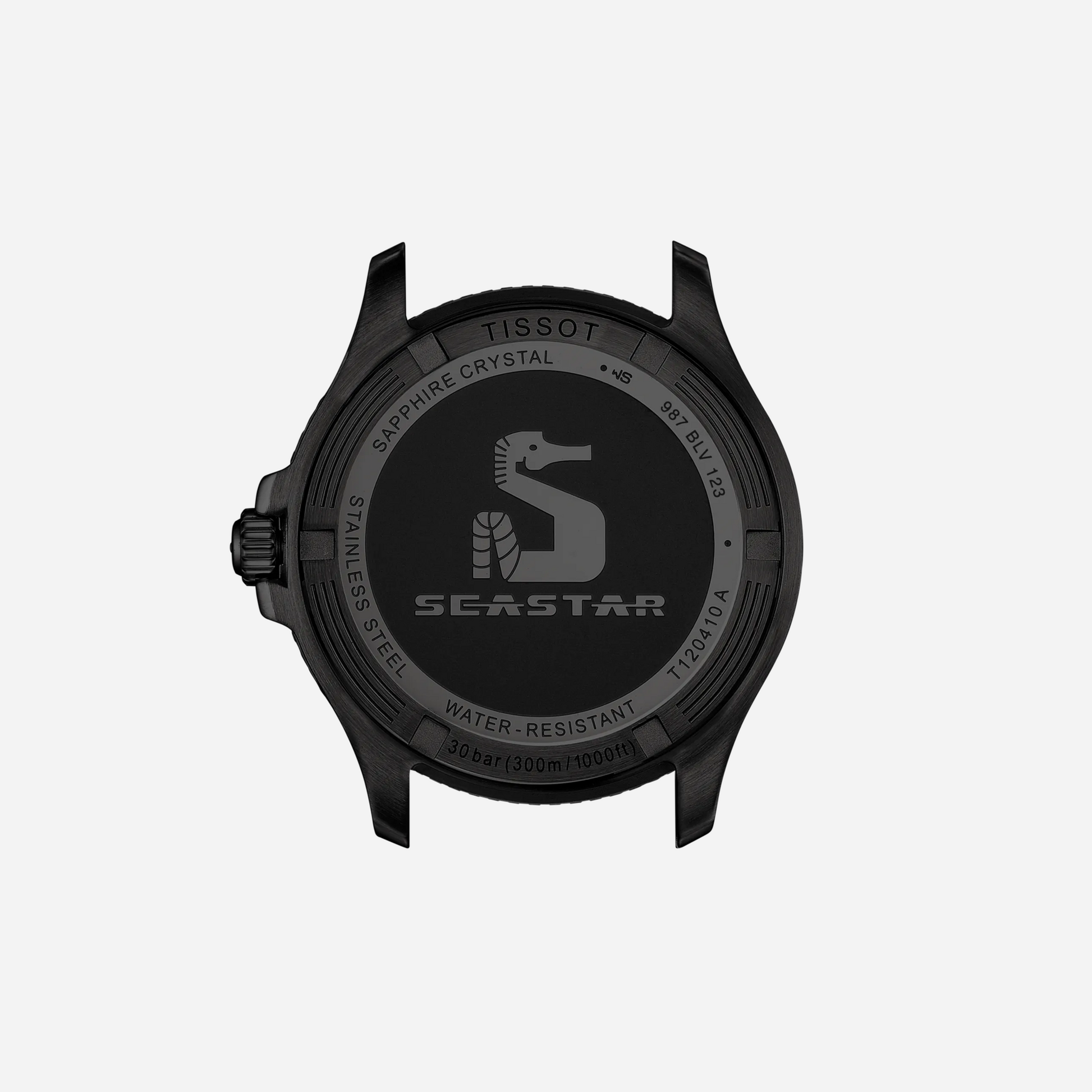 Tissot Seastar 1000 Quartz Gradient Green Dial Black PVD Bracelet 40mm