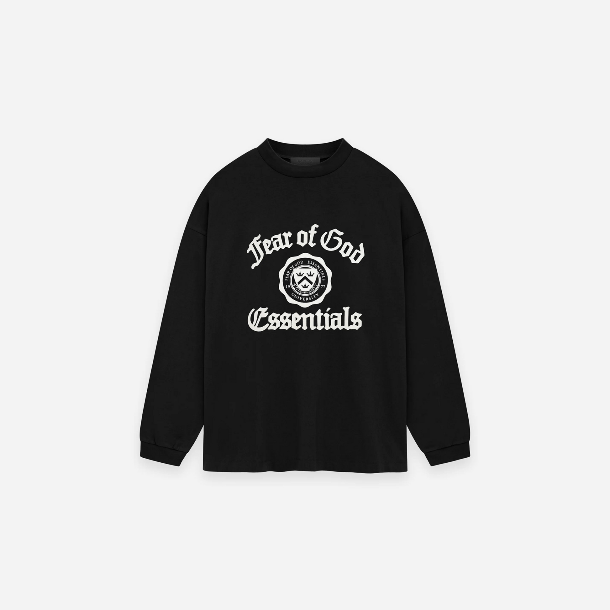 Fear Of God Essentials SS25 Heavy Longsleeve Tee Black
