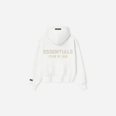 Fear Of God Essentials SS25 Womens Classic Fleece Hoodie- Cloud-White