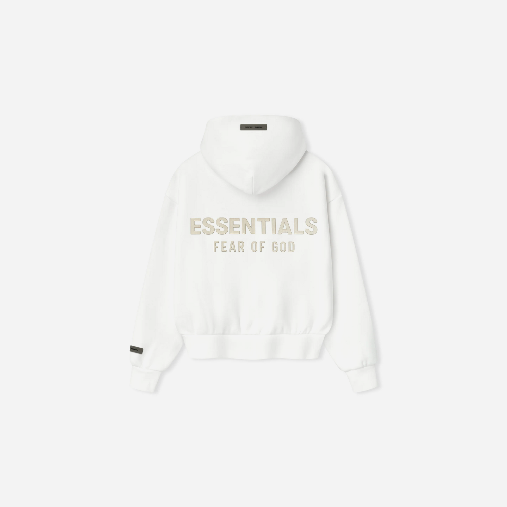 Fear Of God Essentials SS25 Womens Classic Fleece Hoodie- Cloud-White