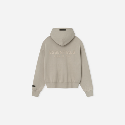 Fear Of God Essentials SS25 Classic Fleece Zip-Up Hoodie- Timber