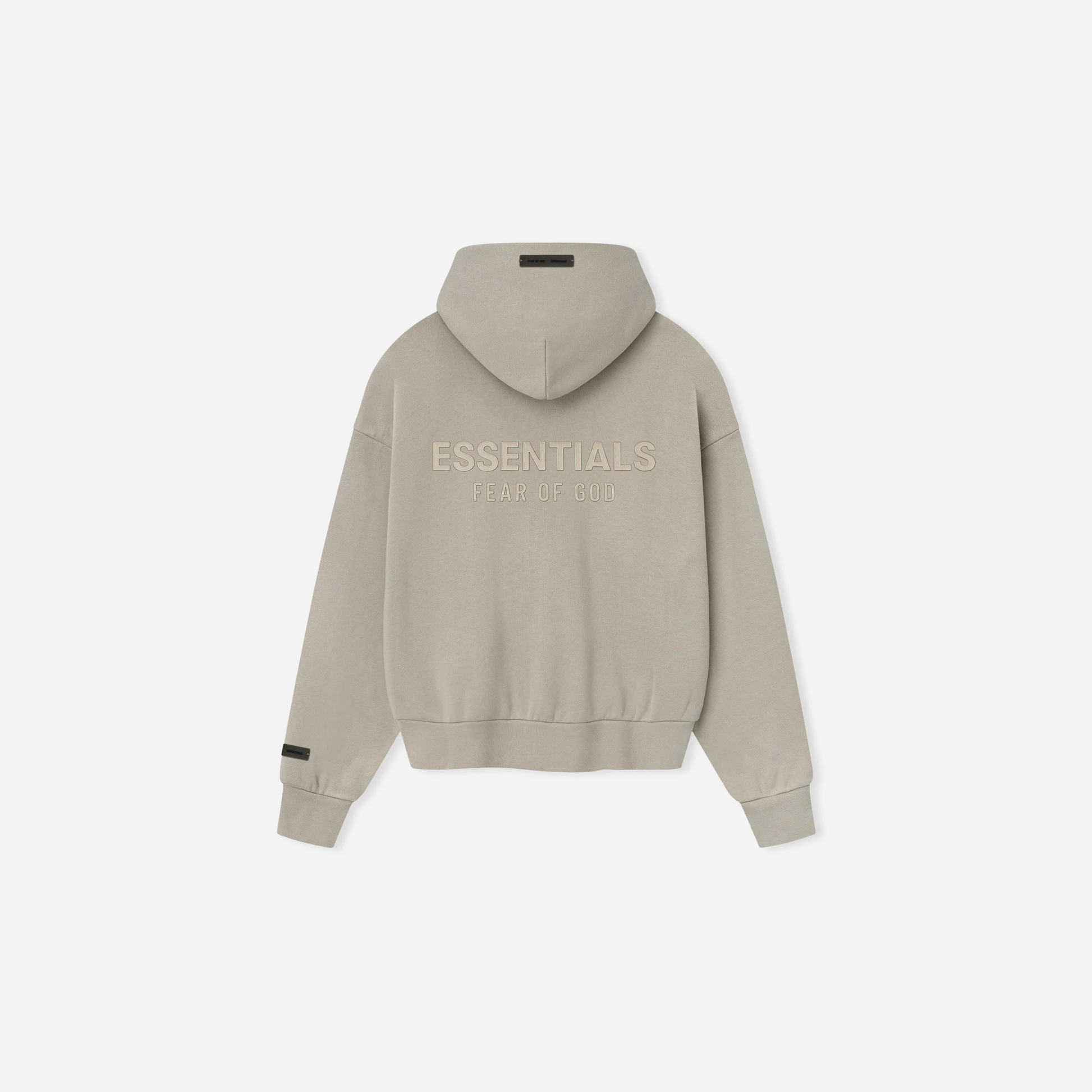 Fear Of God Essentials SS25 Classic Fleece Zip-Up Hoodie- Timber