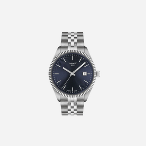 Tissot Ballade 40mm Blue Dial Grey Strap Watch