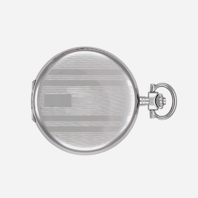 Tissot Savonnette White Dial 48.5mm Stainless Steel Pocket Watch
