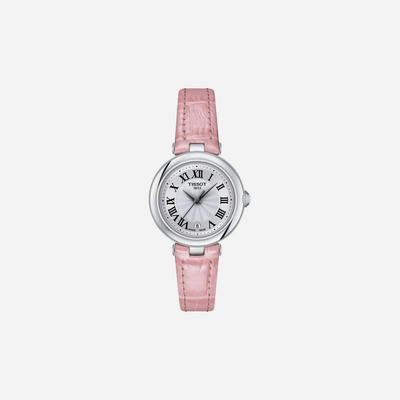 Tissot Bellissima Small lady White Dial 26mm Leather Strap Swiss Quartz Watch
