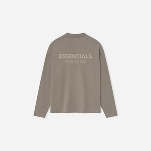 Fear Of God Essentials SS25 Classic Long Sleeve Tee- Homestead Heather