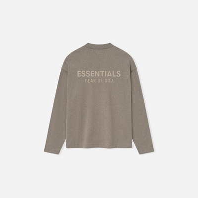 Fear Of God Essentials SS25 Classic Long Sleeve Tee- Homestead Heather