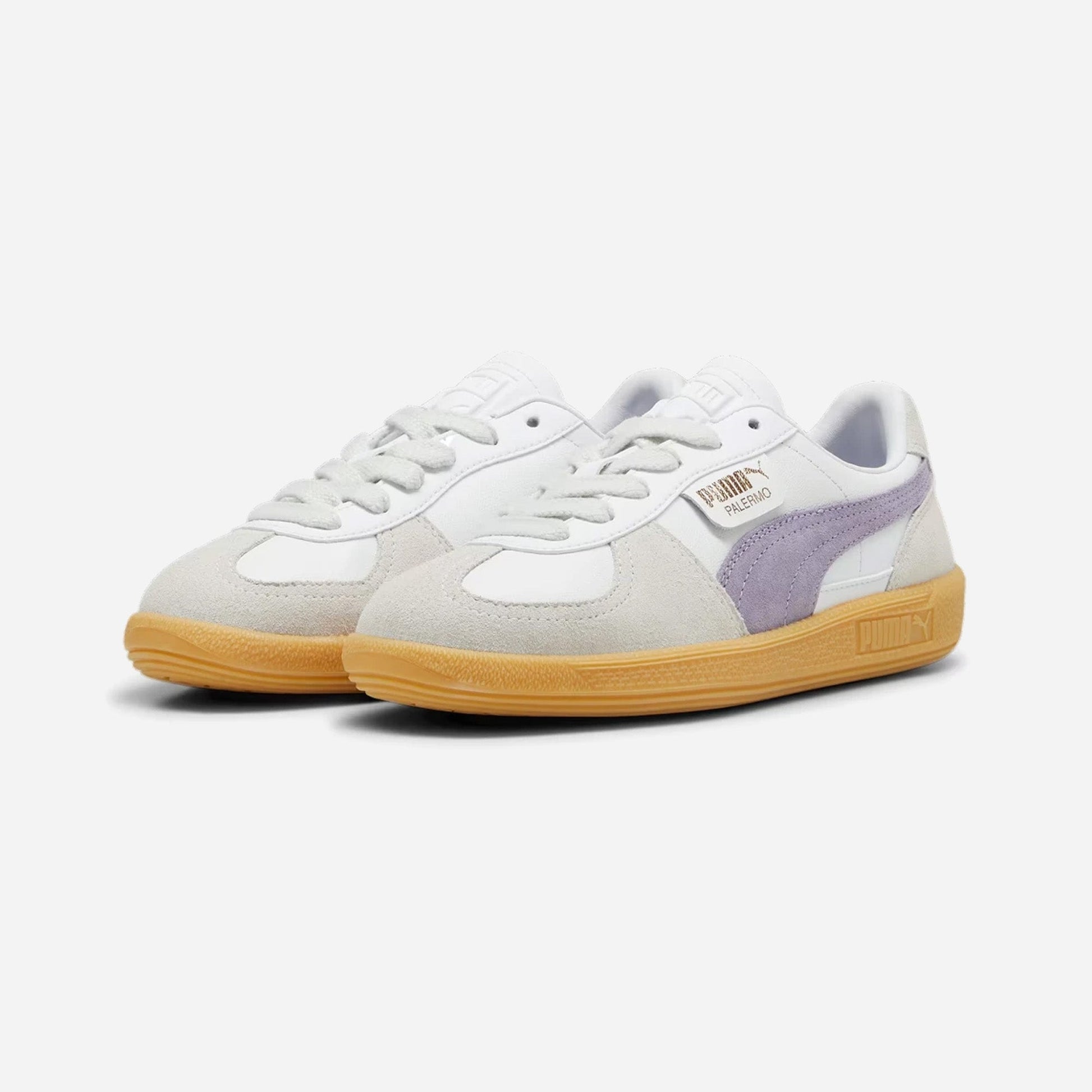 Puma Palermo Lth Unisex Sneakers White Pale Plum Gum