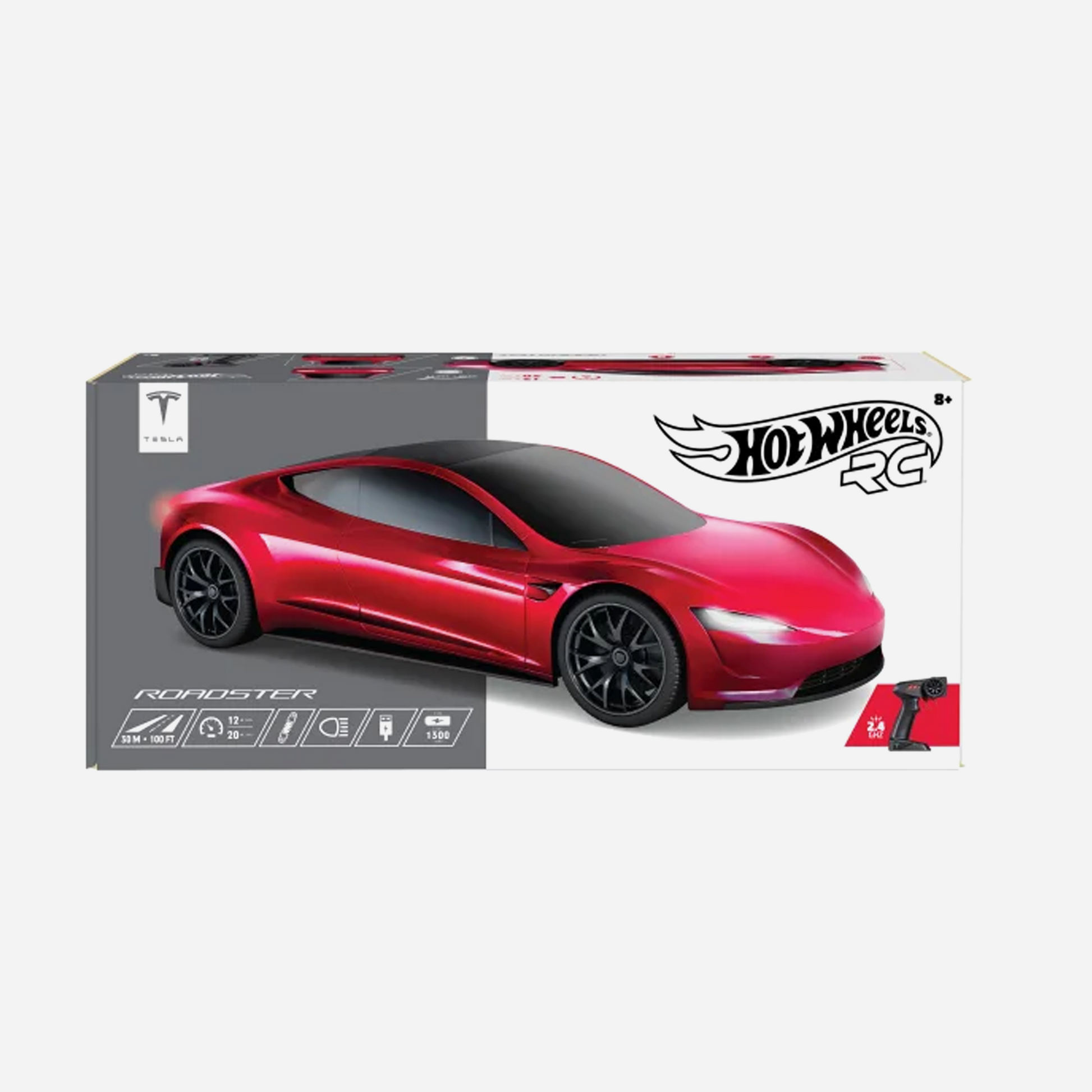 Hot Wheels Tesla Roadster RC 1:10 Scale