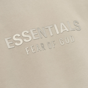 Fear Of God Essentials SS25 Classic Fleece Zip-Up Hoodie- Timber