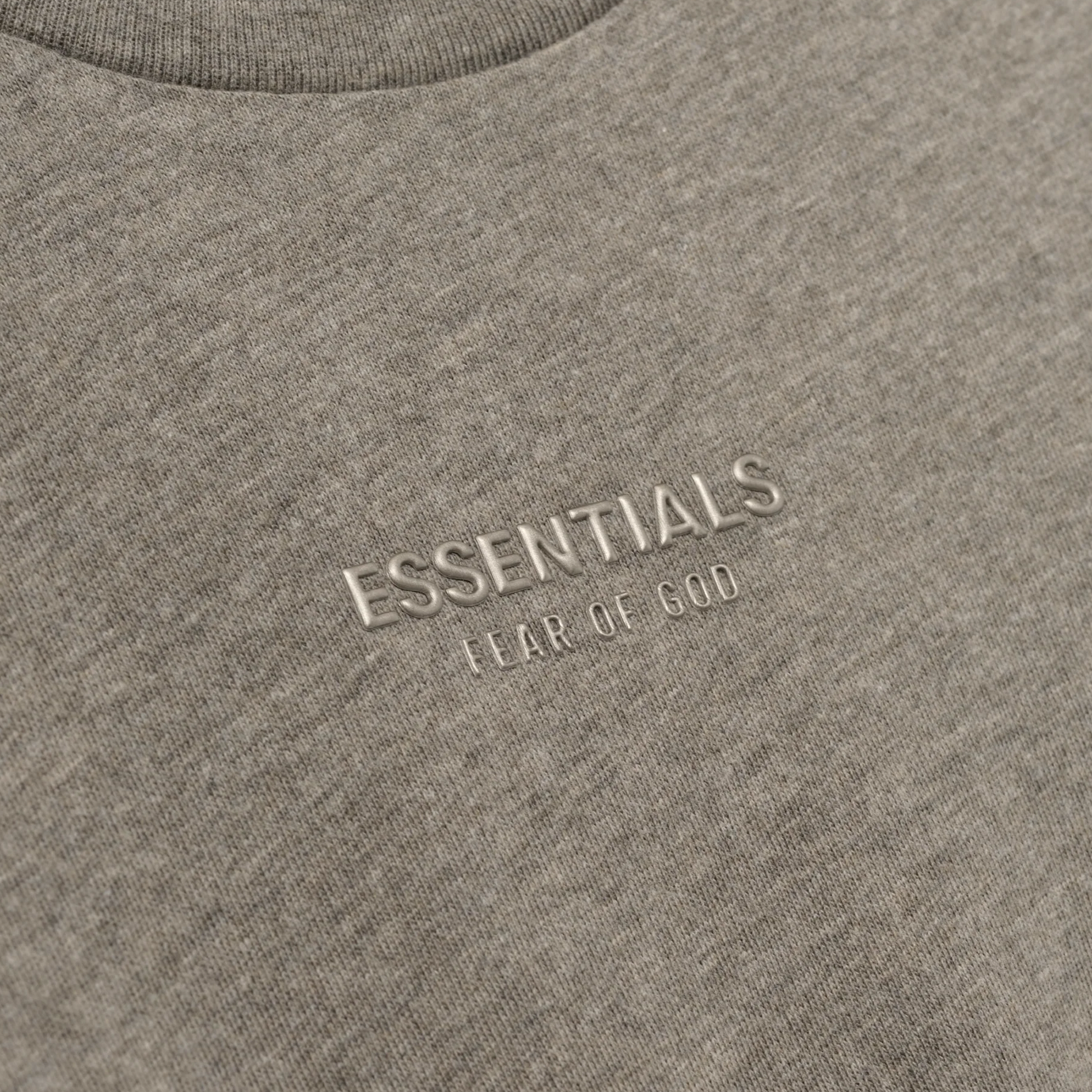 Fear Of God Essentials SS25 Womens Classic Long Sleeve Tee- Homestead Heather