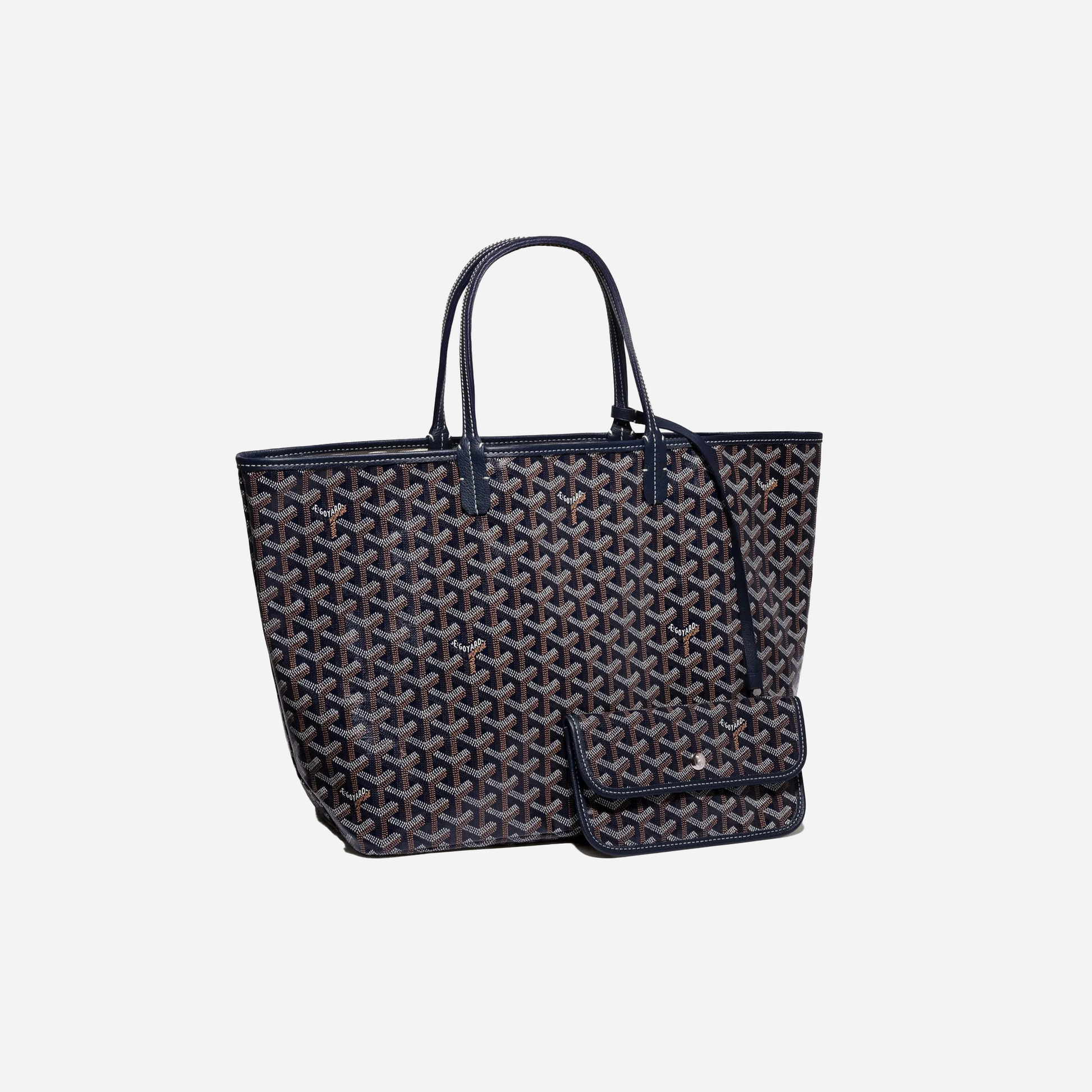 Goyard Saint Louis PM Tote Navy Blue
