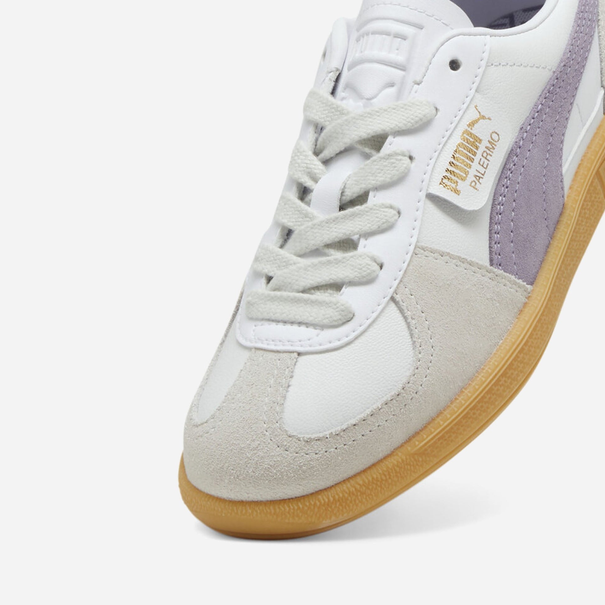 Puma Palermo Lth Unisex Sneakers White Pale Plum Gum