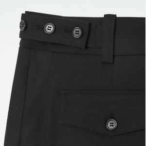 Cos Wool-Blend Barrel-Leg Pants