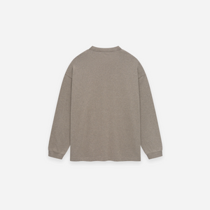 Fear Of God Essentials SS25 Jersey Long Sleeve Tee Heather Grey