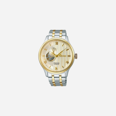 Seiko Presage ‘Japanese Zen Gardens’ in Gold-toned sand - SSA464J1 Men's