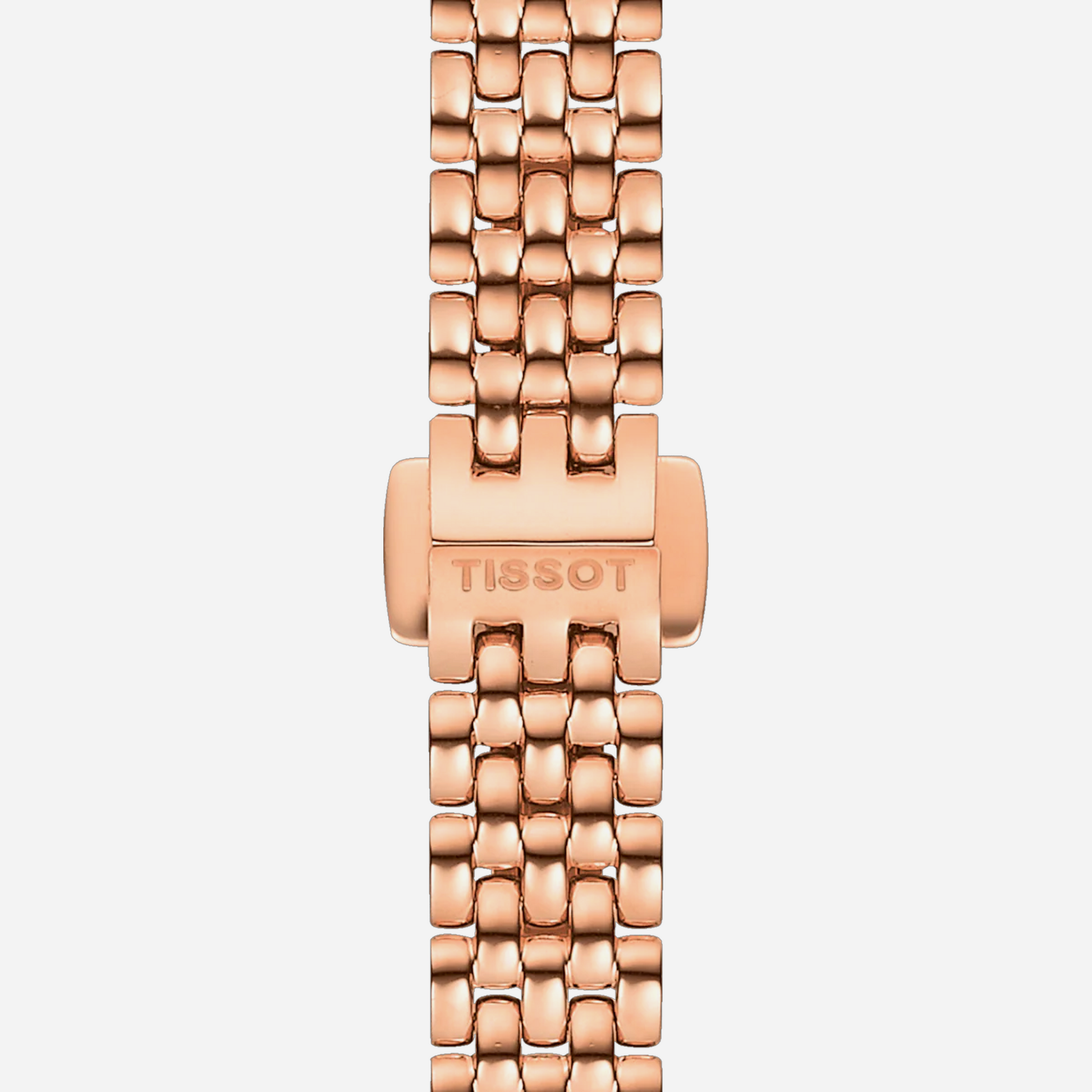 Tissot Lovely Square Gold PVD White Dial 20mm