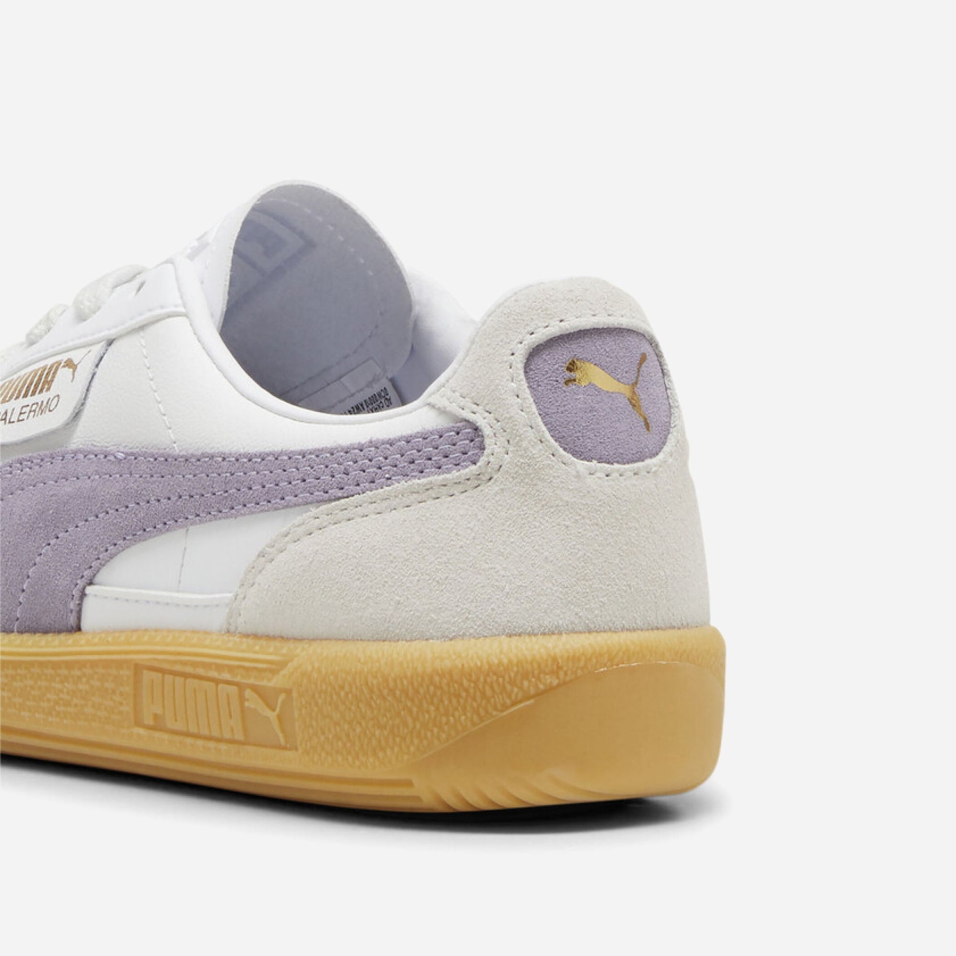 Puma Palermo Lth Unisex Sneakers White Pale Plum Gum