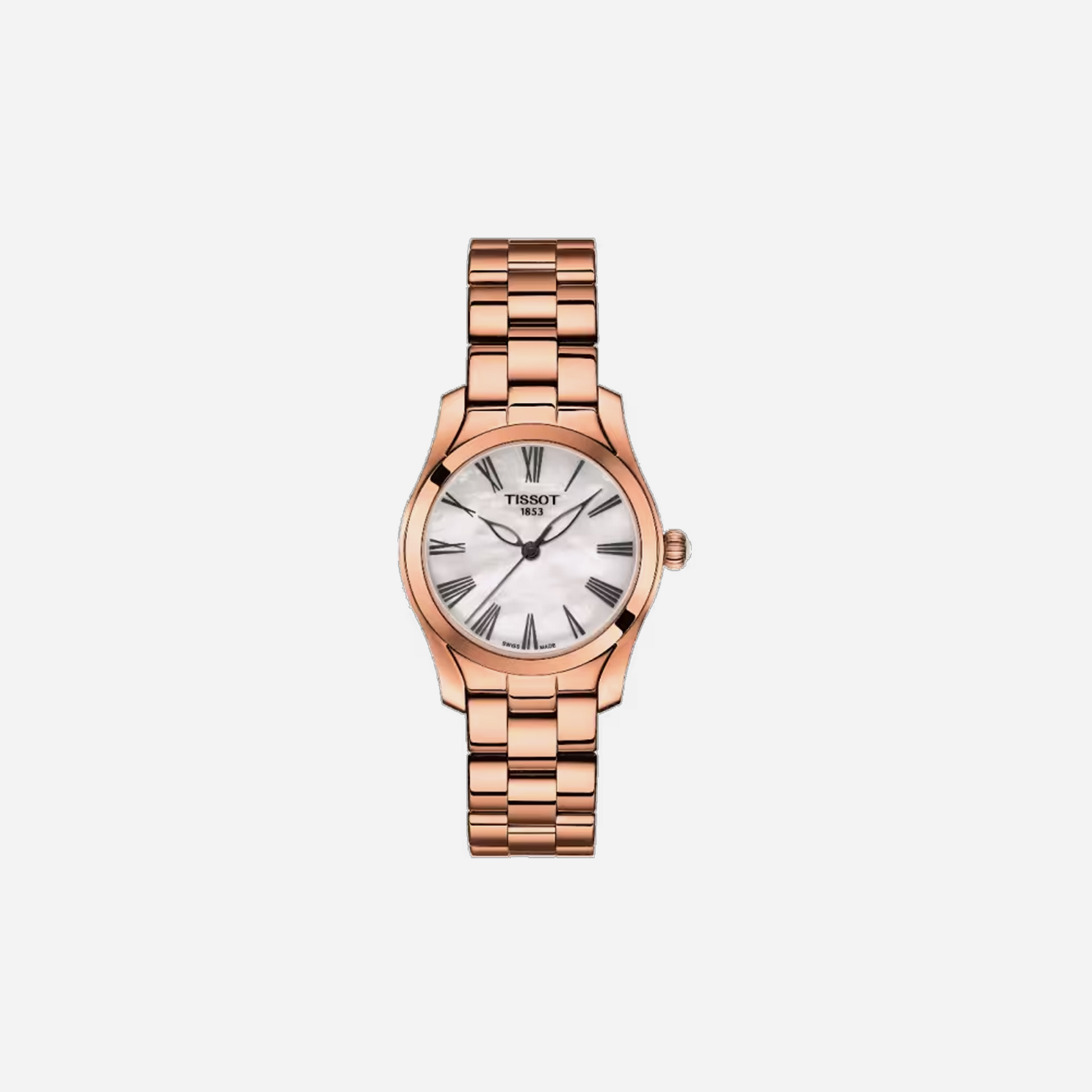 Tissot T-Wave Ladies White Dial Stainless Steel 30mm