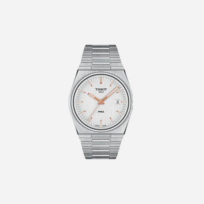 Tissot PRX Men Silver Dial Analog Stainless Steel Watch