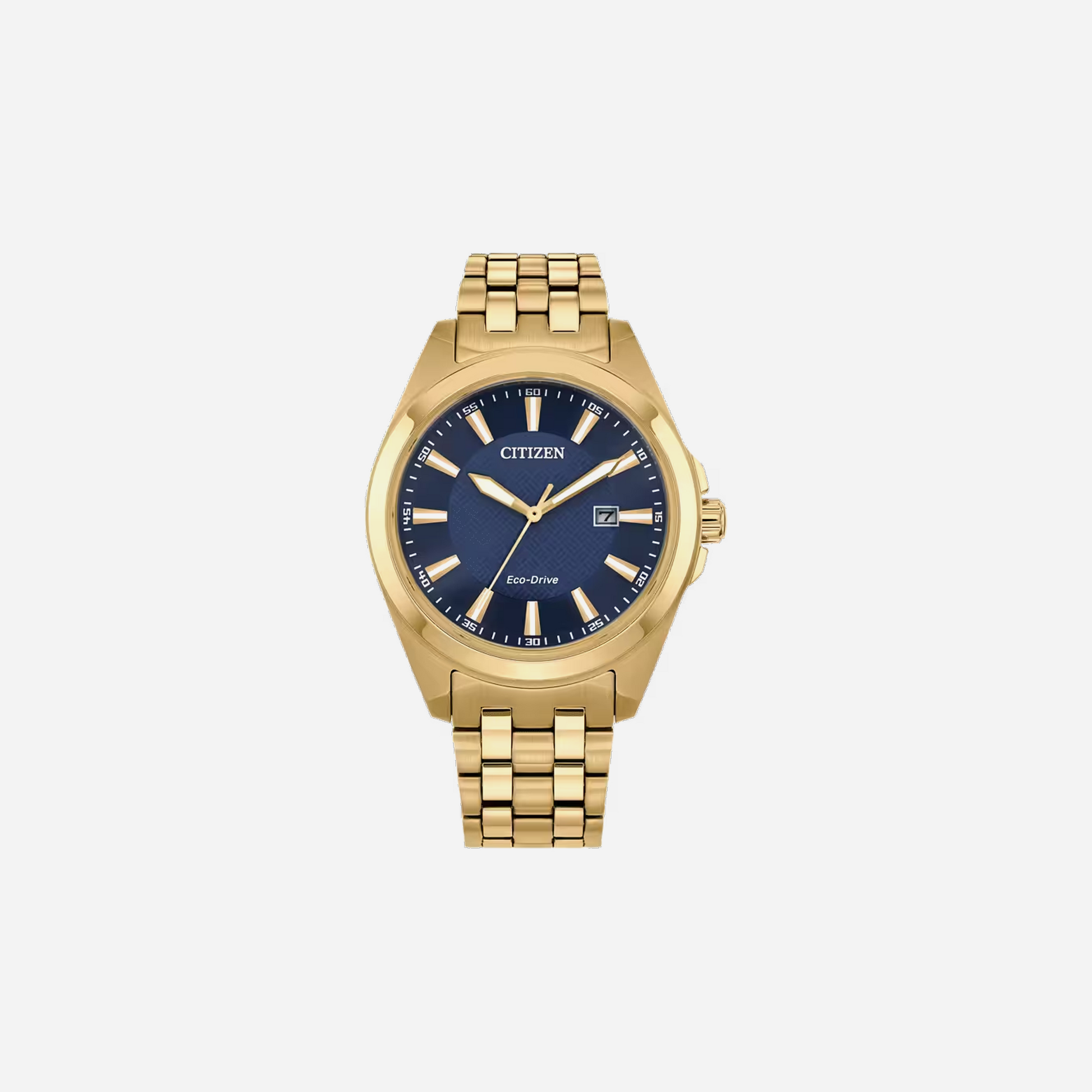 Citizen Men Eco-Drive 41 mm Size Blue Dial Watch