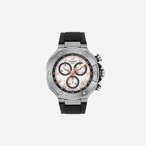 Tissot T-Race White Dial 45mm Silicone Quartz Chronograph Watch