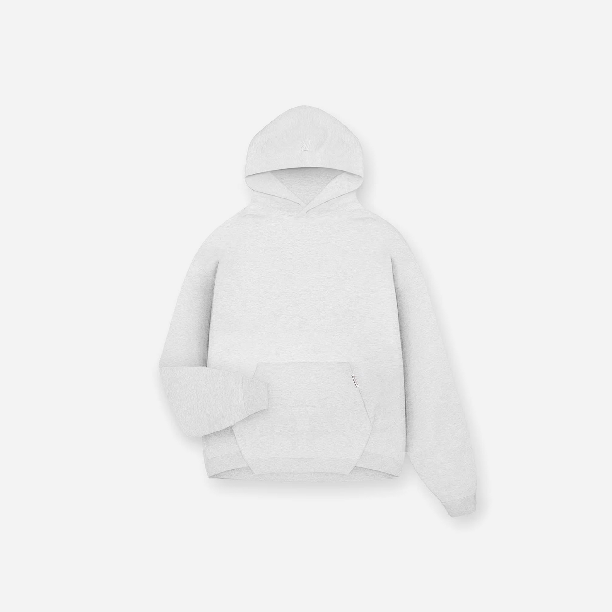 REPRESENT SS25 Initial Oversized Hoodie Ice Grey Marl